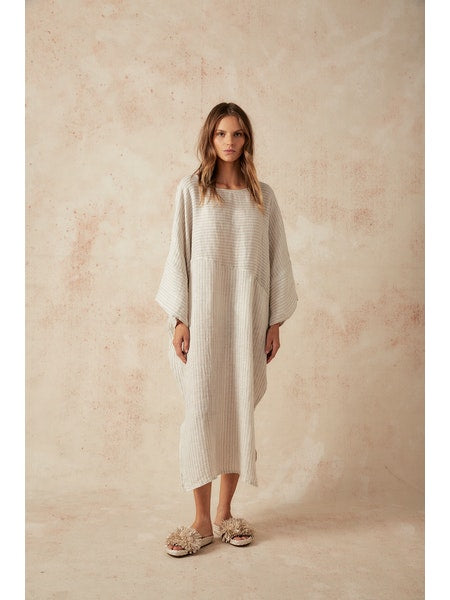 Estilo Emporio Nebbilio Linen Dress - Lyla