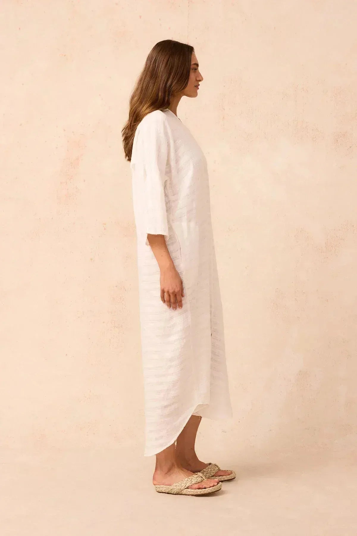 Exclusive Estilo Emporio Neve Dress - Tele Atena Yellow - LUXAMORE