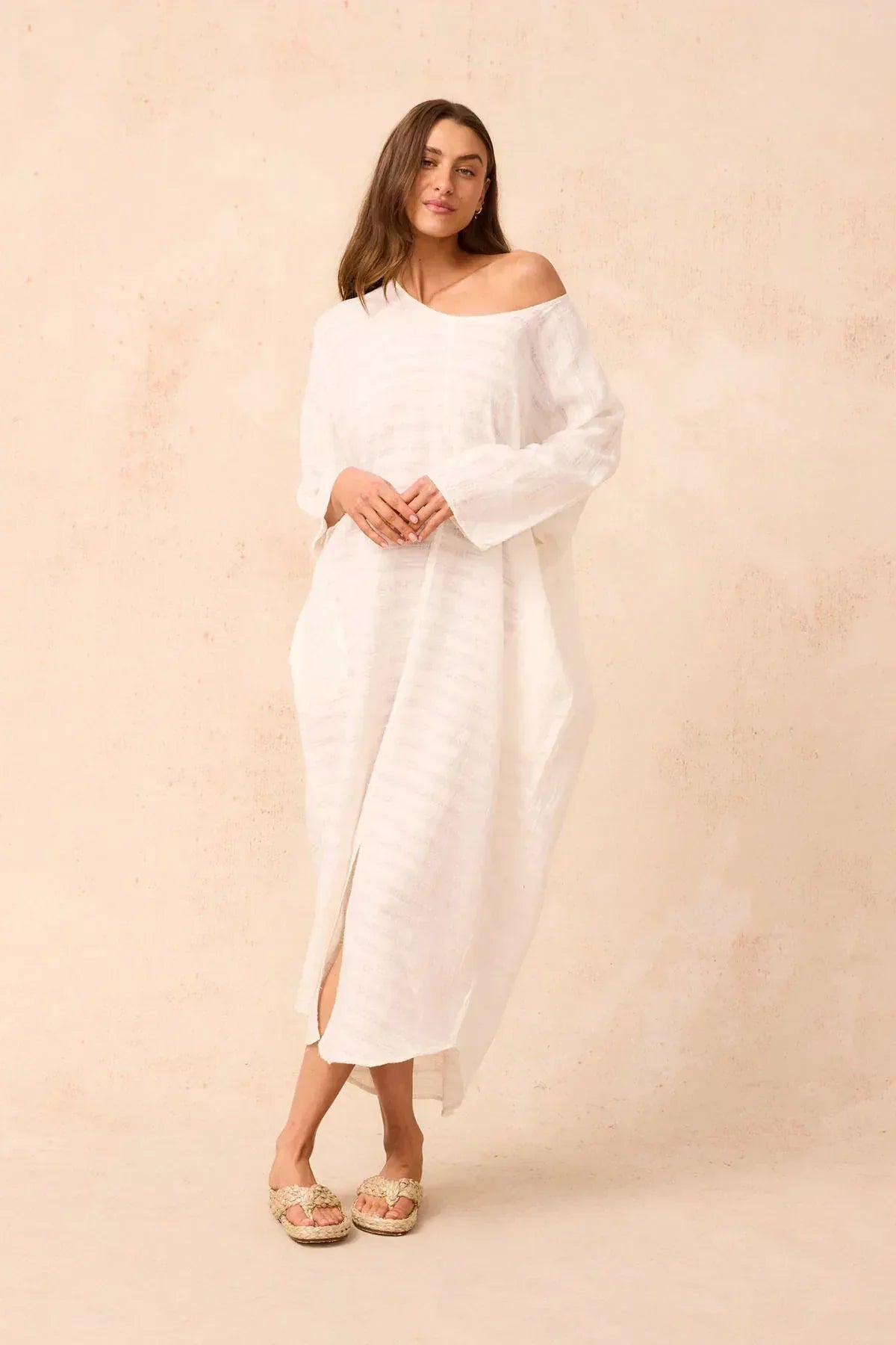 Exclusive Estilo Emporio Neve Dress - Tele Atena Yellow - LUXAMORE