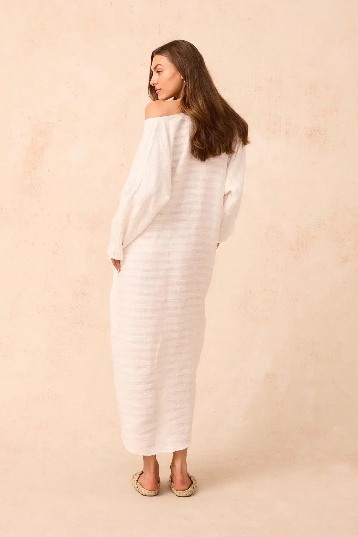 Exclusive Estilo Emporio Neve Dress - Tele Atena Yellow - LUXAMORE