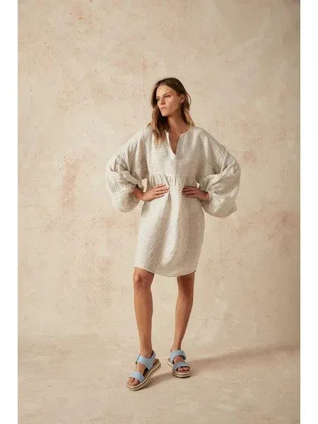 Estilo Emporio Stella Linen Dress - Lyla LUXAMORE  