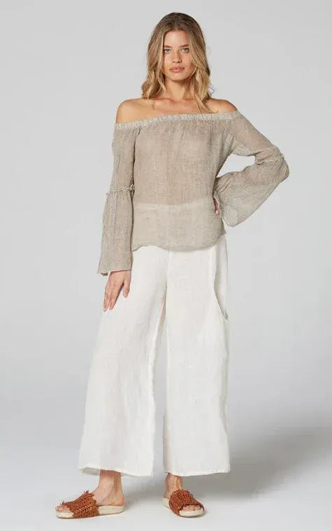 Estilo Emporio Twiggy Off The Shoulder Top LUXAMORE  