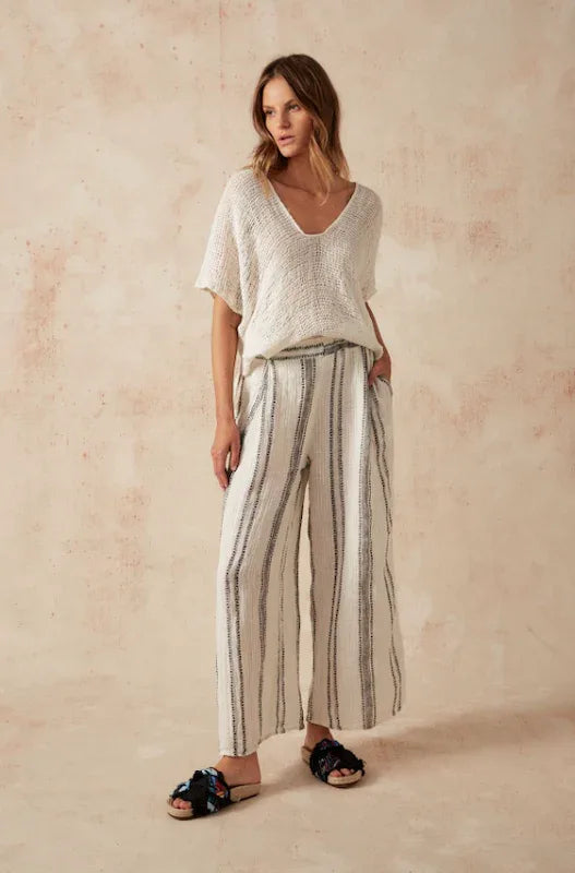 Estilo Emporio Zaza Top Giorno Panna - LUXAMORE