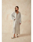 Estilo Emporio Zorba Maxi Linen Dress LUXAMORE  