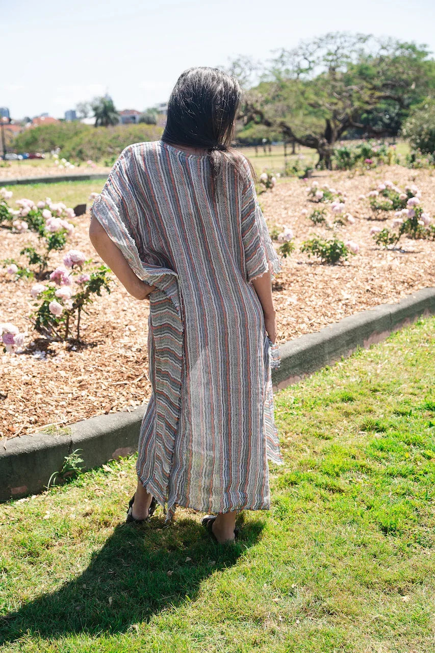 Exclusive: Estilo Emporio Polla Maxi Kaftan - Bolegna - LUXAMORE