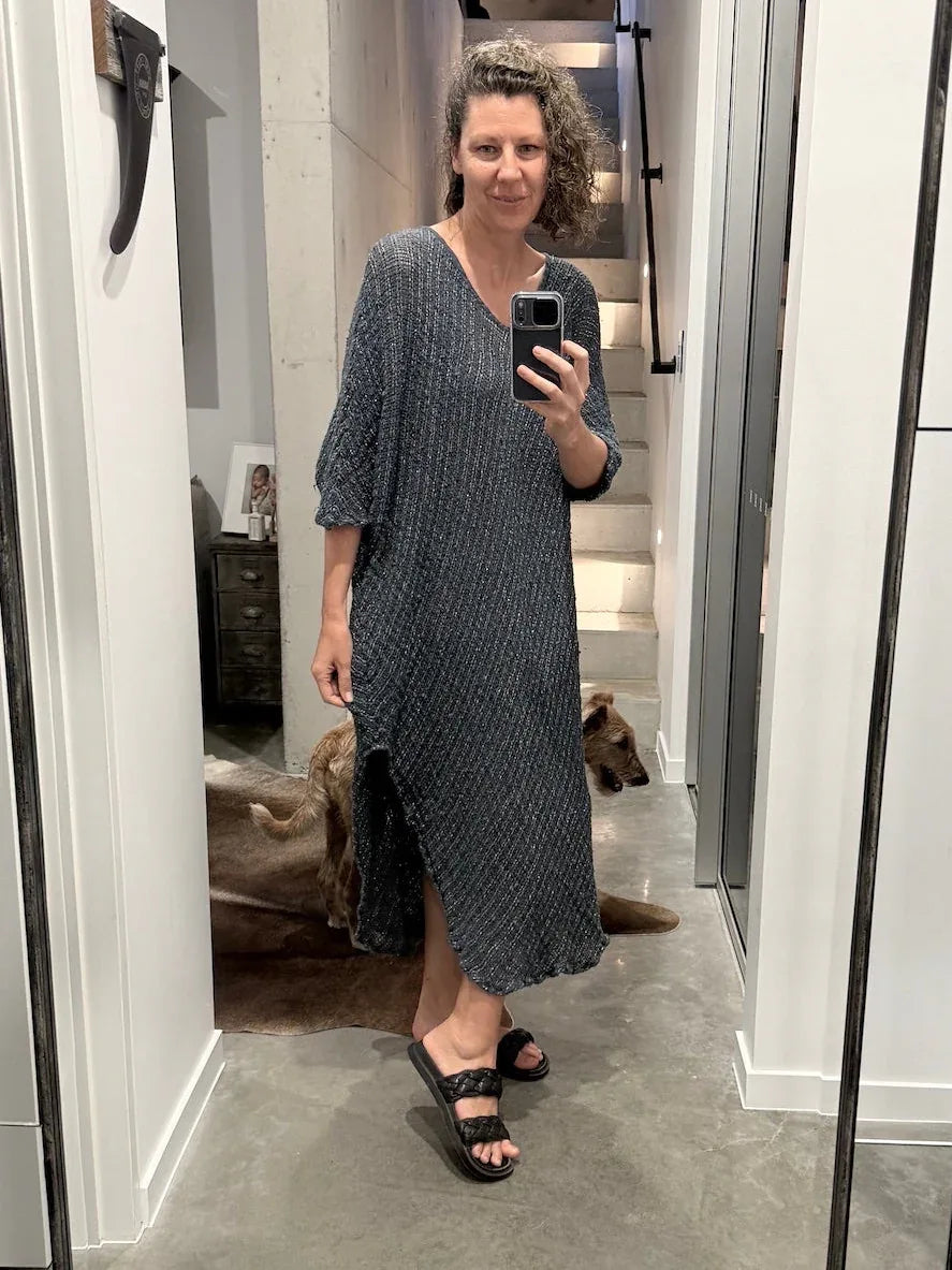 La Bottega di Brunella Linen Dress VESTITO FAUSTA - Campagna Luxor - LUXAMORE