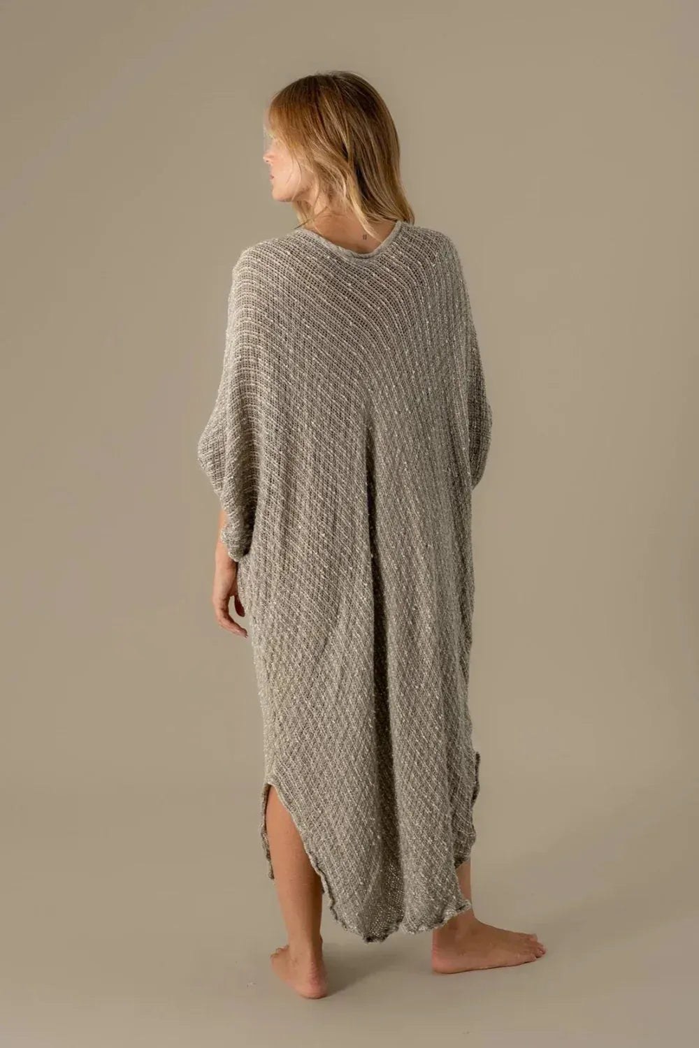 La Bottega di Brunella Linen Dress VESTITO FAUSTA - Campagna Luxor Reduced impact LUXAMORE