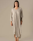 La Bottega di Brunella Linen Dress VESTITO FAUSTA - Garza Egitto LUXAMORE  