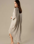 La Bottega di Brunella Linen Dress VESTITO FAUSTA - Garza Egitto LUXAMORE  