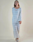La Bottega di Brunella Linen Dress VESTITO GALASSIA - Rete Galaxy Mesh LUXAMORE  