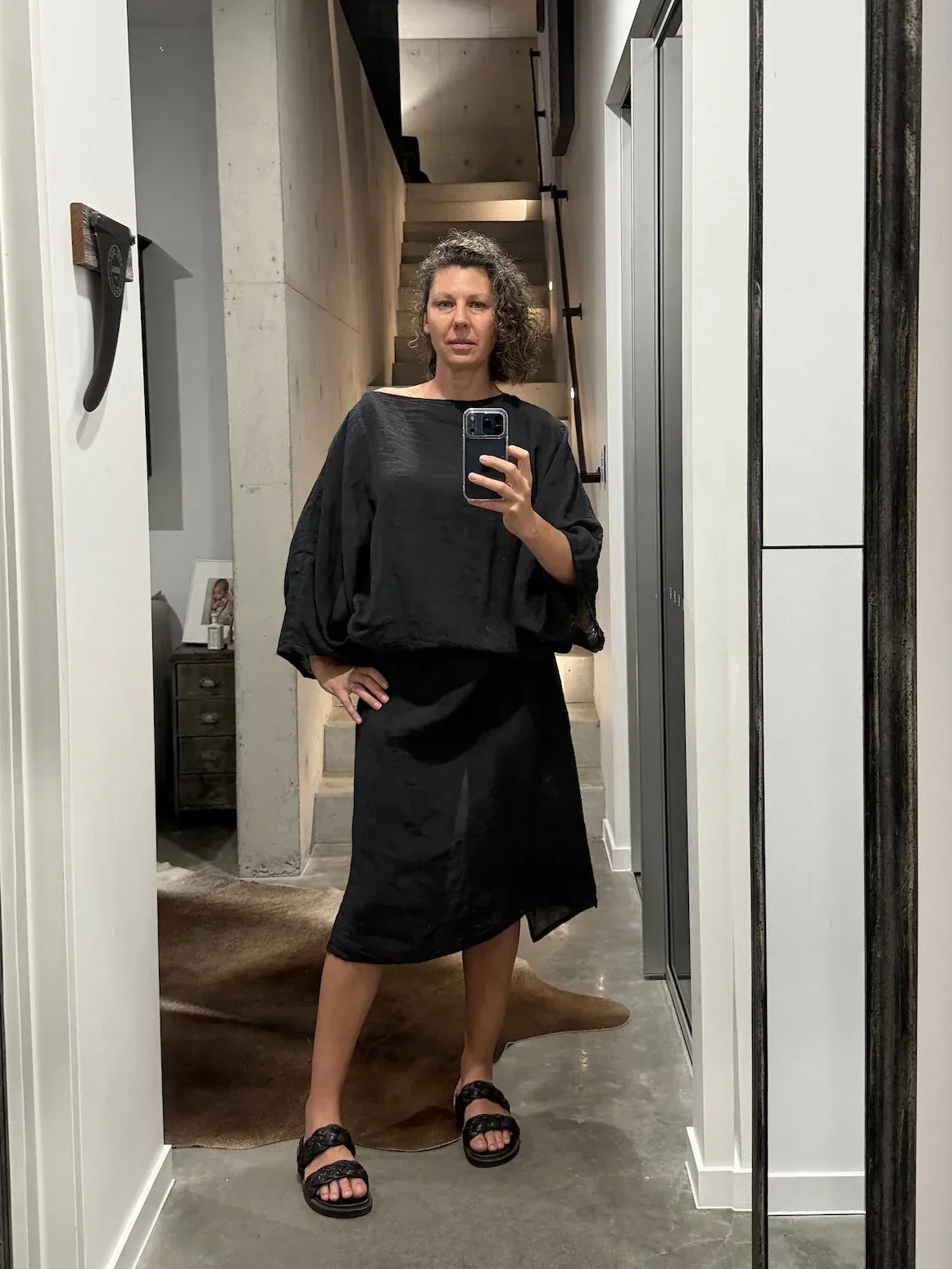 La Bottega di Brunella Linen Dress VESTITO MOSE' - Battista LUXAMORE 