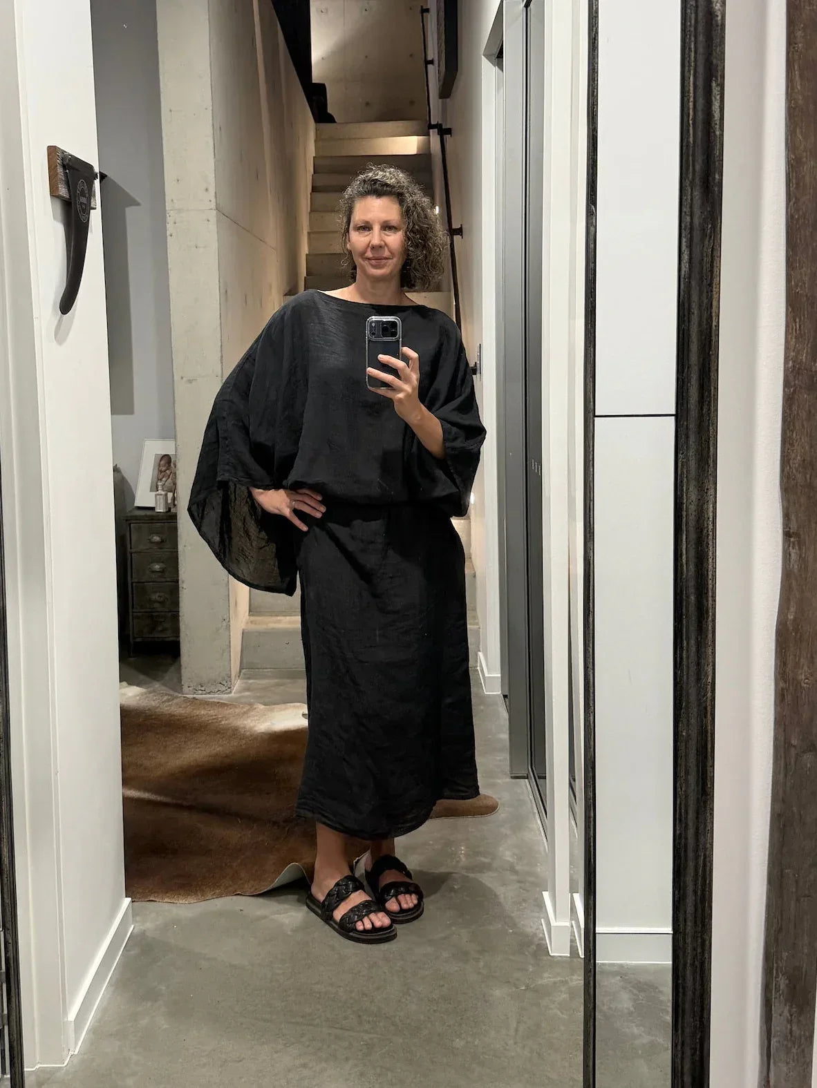 La Bottega di Brunella Linen Dress VESTITO MOSE' - Battista LUXAMORE 