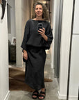 La Bottega di Brunella Linen Dress VESTITO MOSE' - Battista LUXAMORE  