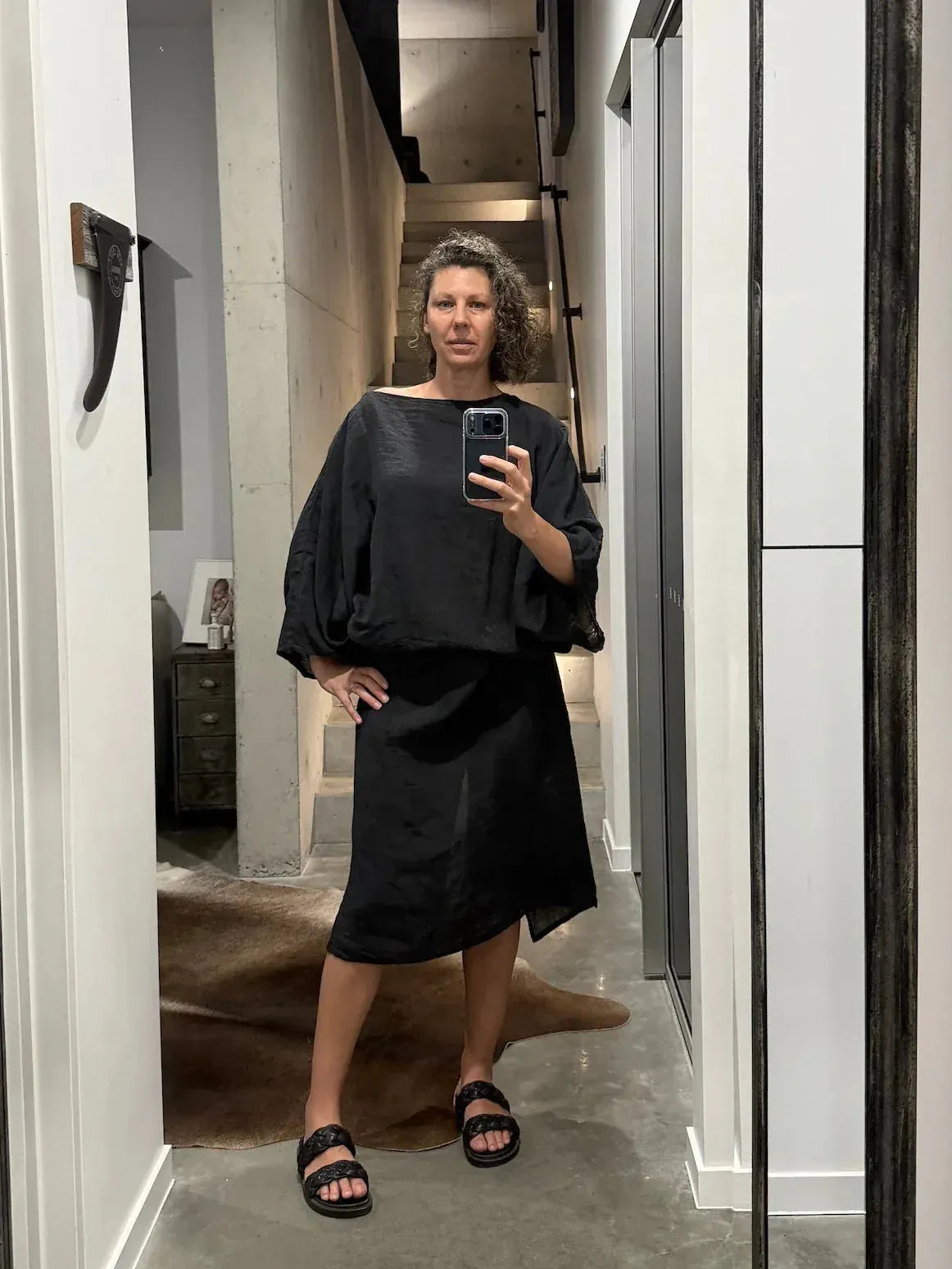 La Bottega di Brunella Linen Dress VESTITO MOSE' - Battista Reduced impact LUXAMORE