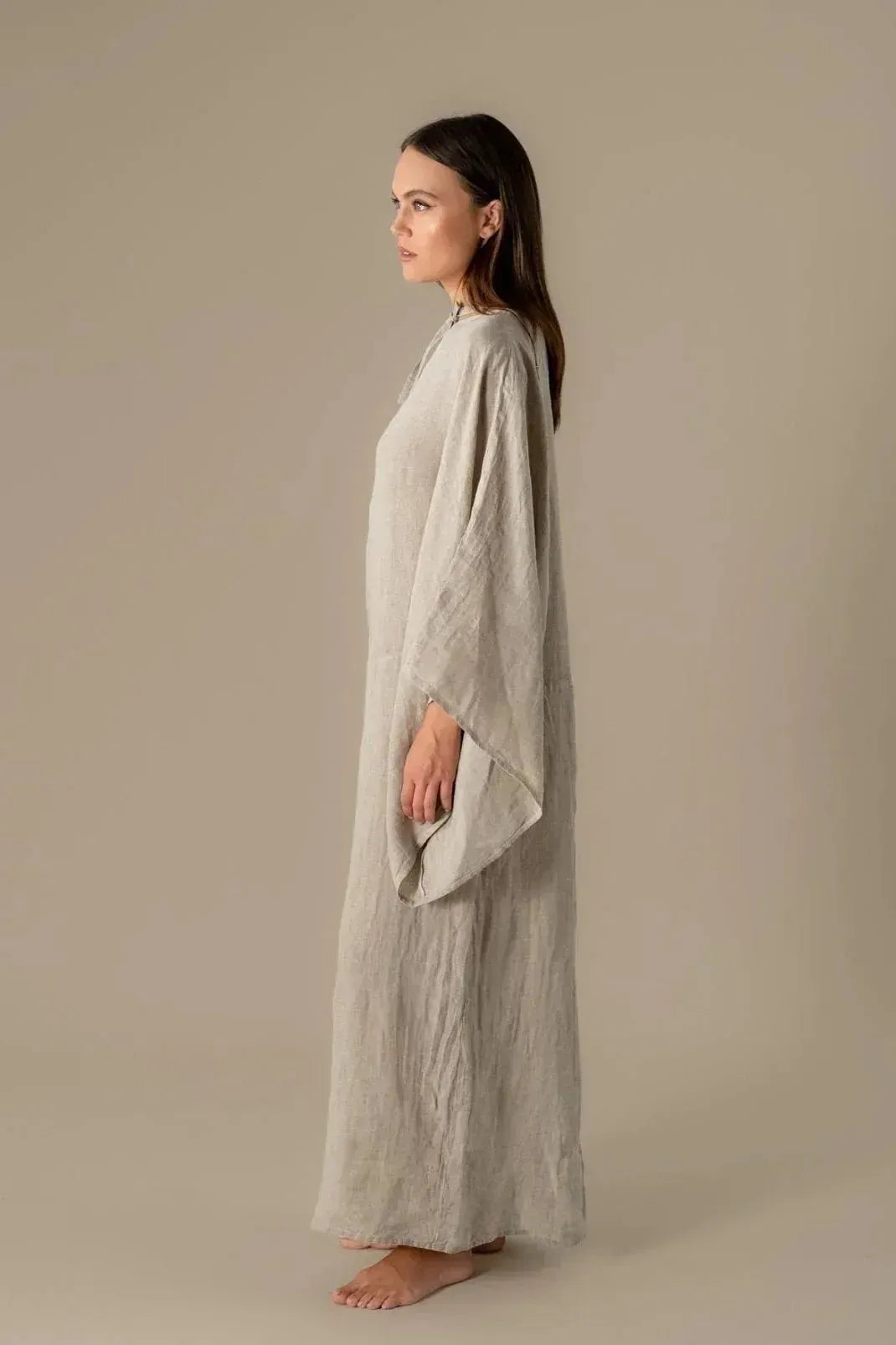 La Bottega di Brunella Linen Dress VESTITO MOSE' - Battista Reduced impact LUXAMORE