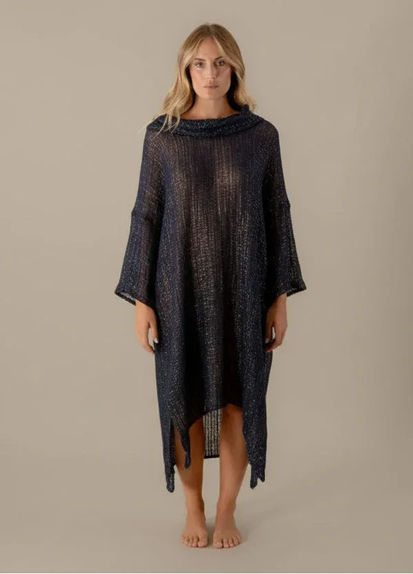 Woman Wearing La Bottega di Brunella VESTITO ICARO - Michelangelo linen dress LUXAMORE 