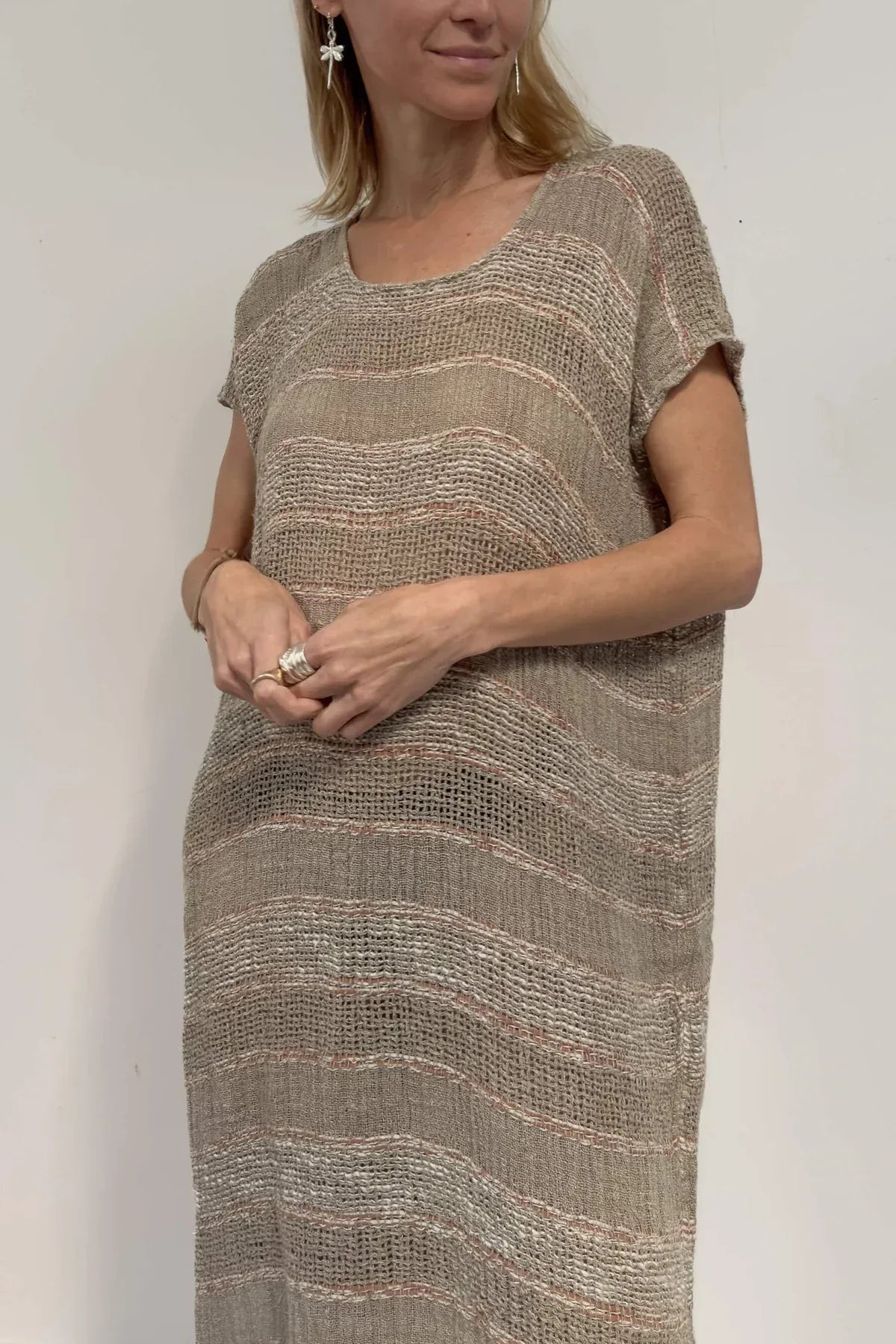 Woman Wearing La Bottega di Brunella VESTITO ICARO - Michelangelo LUXAMORE 