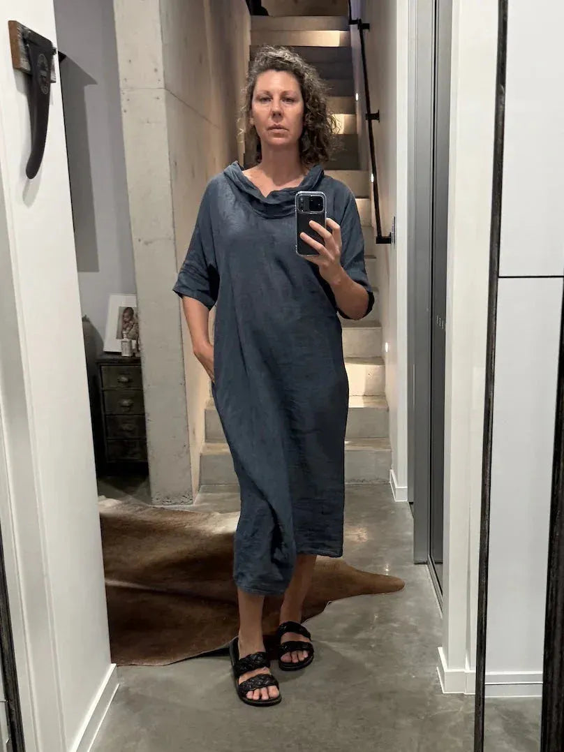 La Bottega di Brunella VESTITO SULTANO - Blue LUXAMORE  