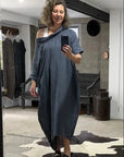 La Bottega di Brunella VESTITO SULTANO - Blue LUXAMORE  