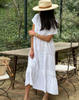 Bypias Liliana Linen Dress - White