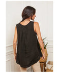 Linen Tank Top Made in Italy - LUXAMORE