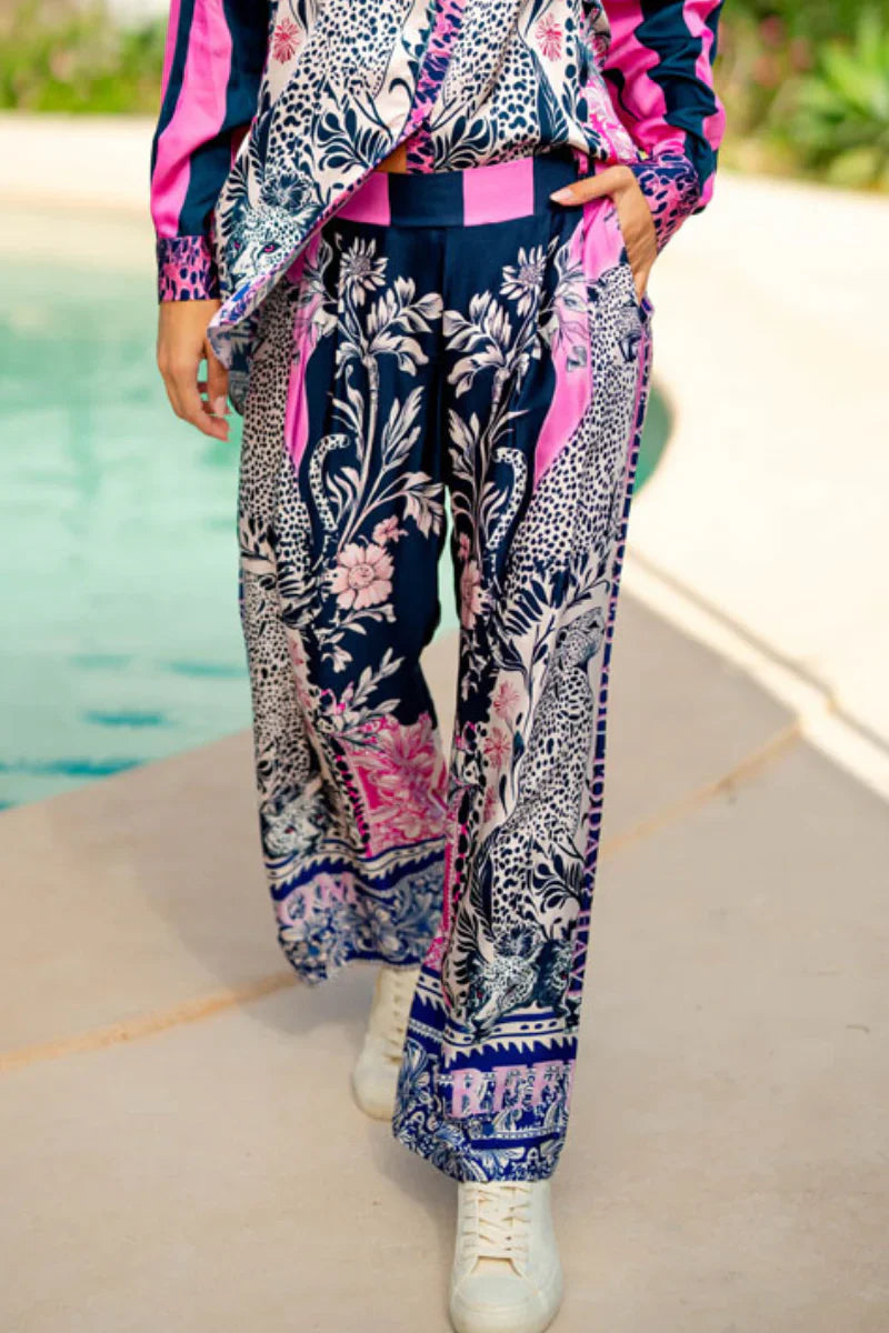 Pre Order Miss Goodlife Freedom Pants worn by model in natural setting LUXAMORE 