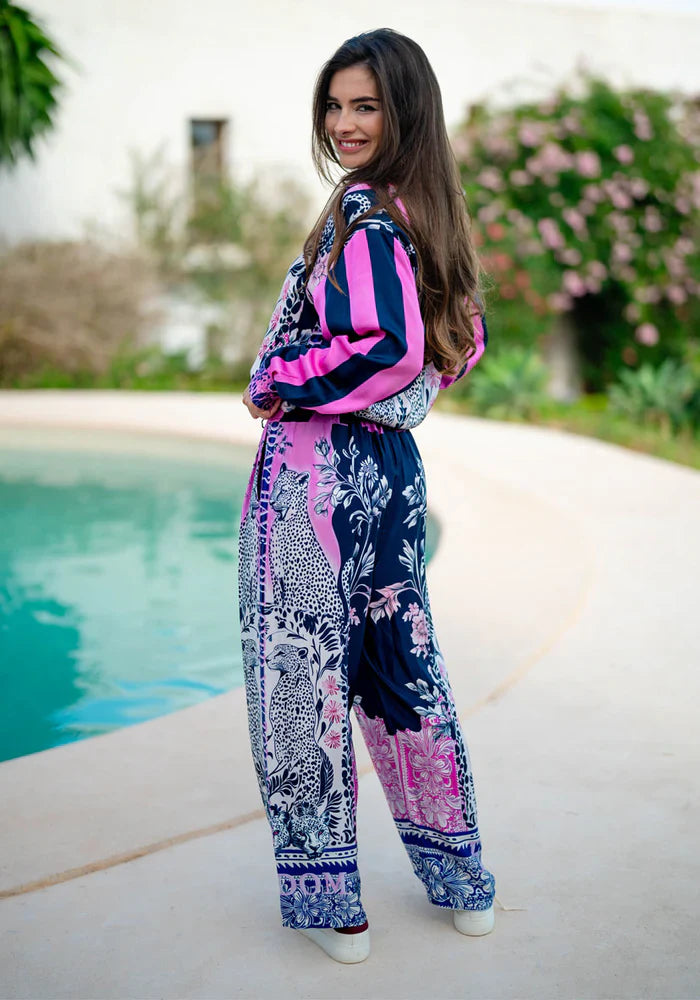 Pre Order Miss Goodlife Freedom Blouse worn by model in natural setting LUXAMORE 