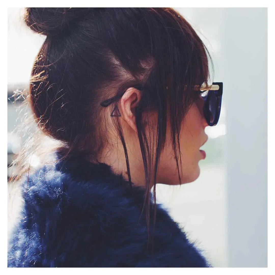 Mode & Affaire Collier Fur Vest - Ink worn by model in natural setting LUXAMORE 