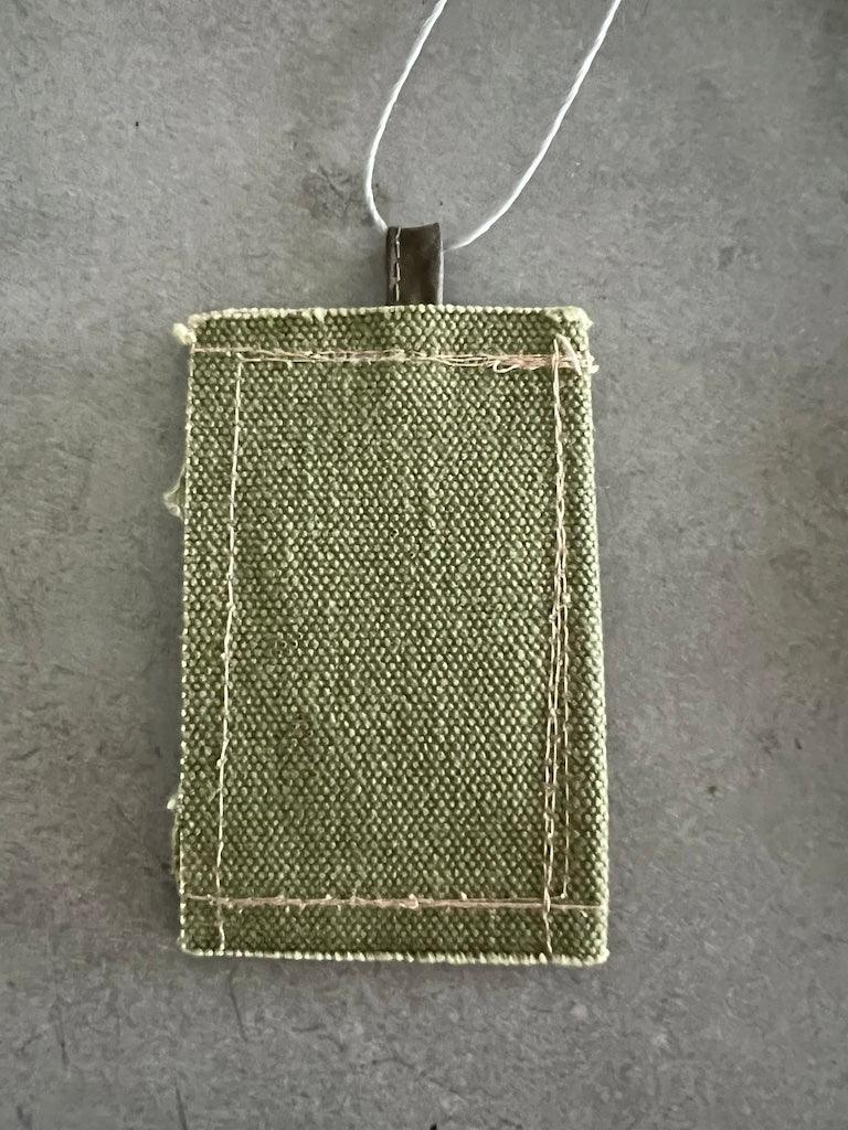 RAW Woven Soul Necklace worn by model in natural setting LUXAMORE 