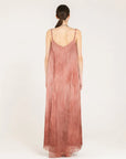 Sanctamuerte Dress worn by model in natural setting LUXAMORE 