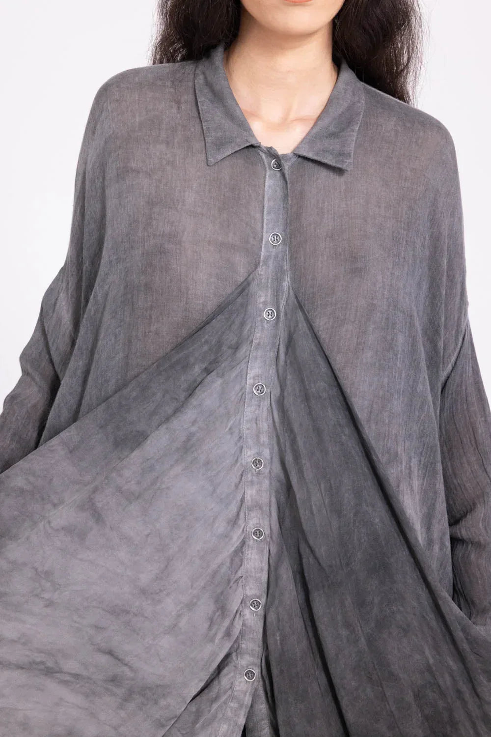 Sanctamuerte Relaxed Shirt Long Sleeve - LUXAMORE