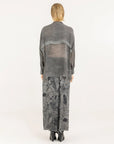 Sanctamuerte Dress worn by model in natural setting LUXAMORE 